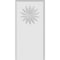 Ekena Millwork Standard Foster Flower Plinth Block With Beveled Edge, 4"W x 8"H x 3/4"P PBP040X080X075FOS10 - alternate 2
